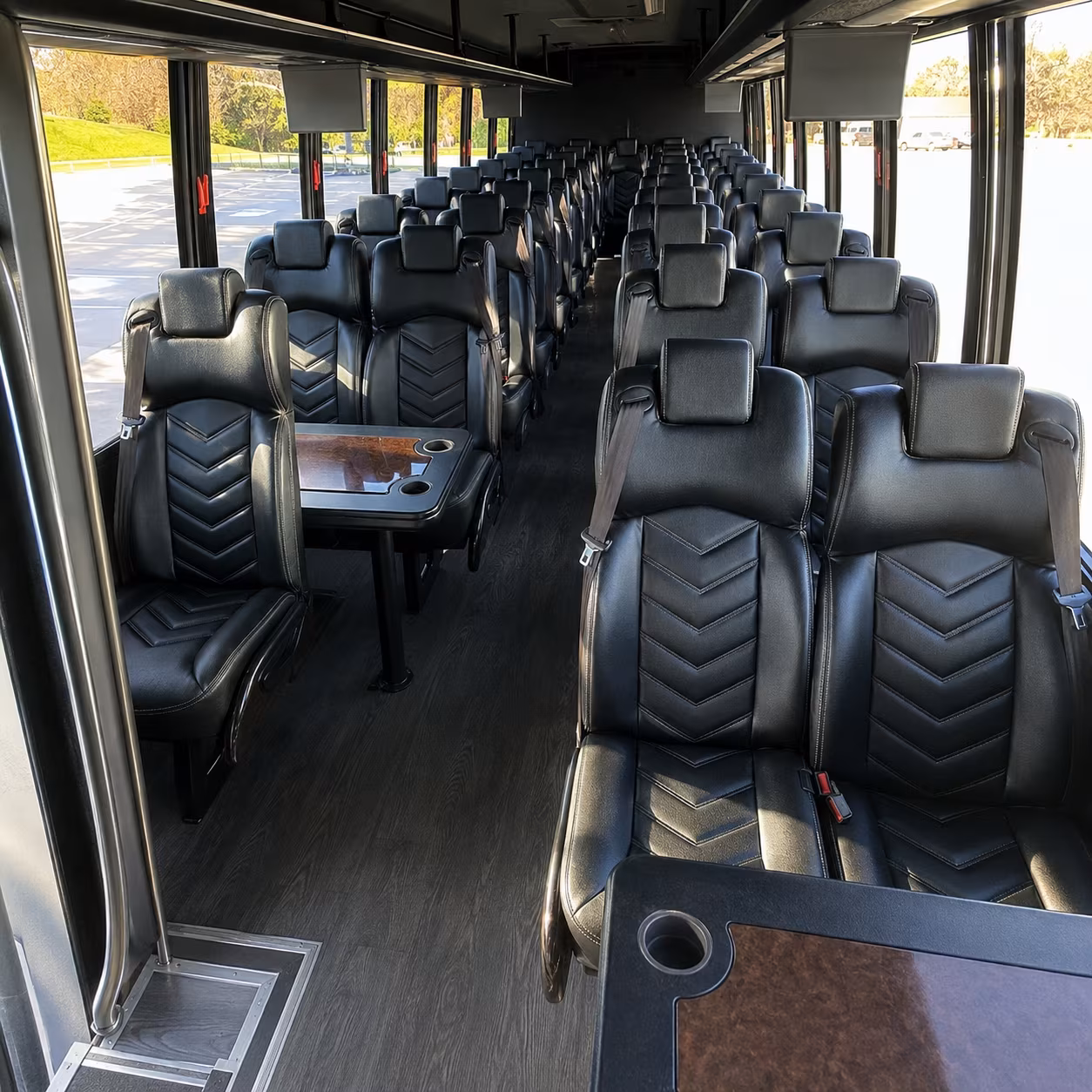 35 passenger minibus interior