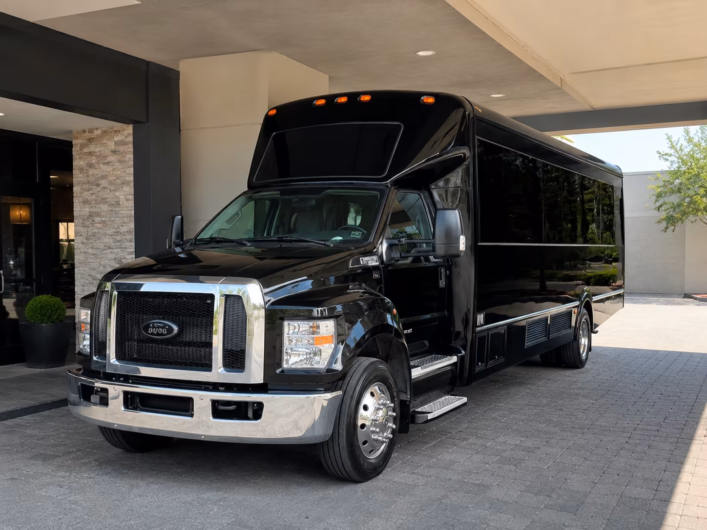 convention bus rentals for groups arriving from across the central valley