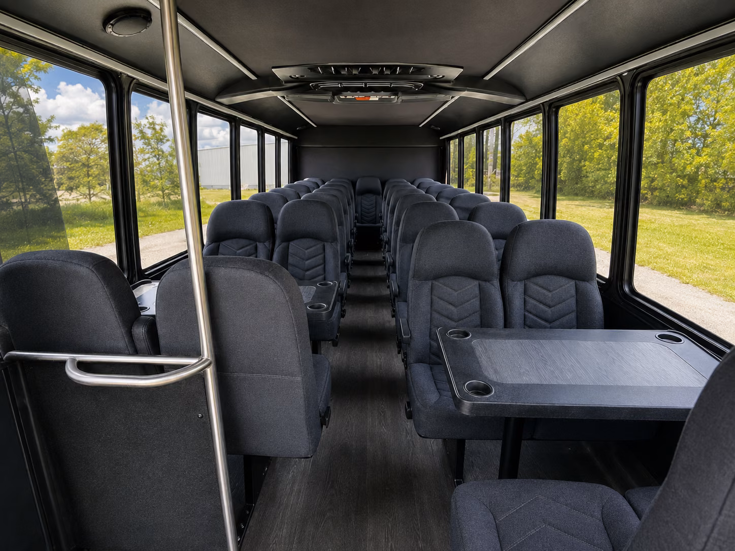 modesto 20 passenger minibus interior