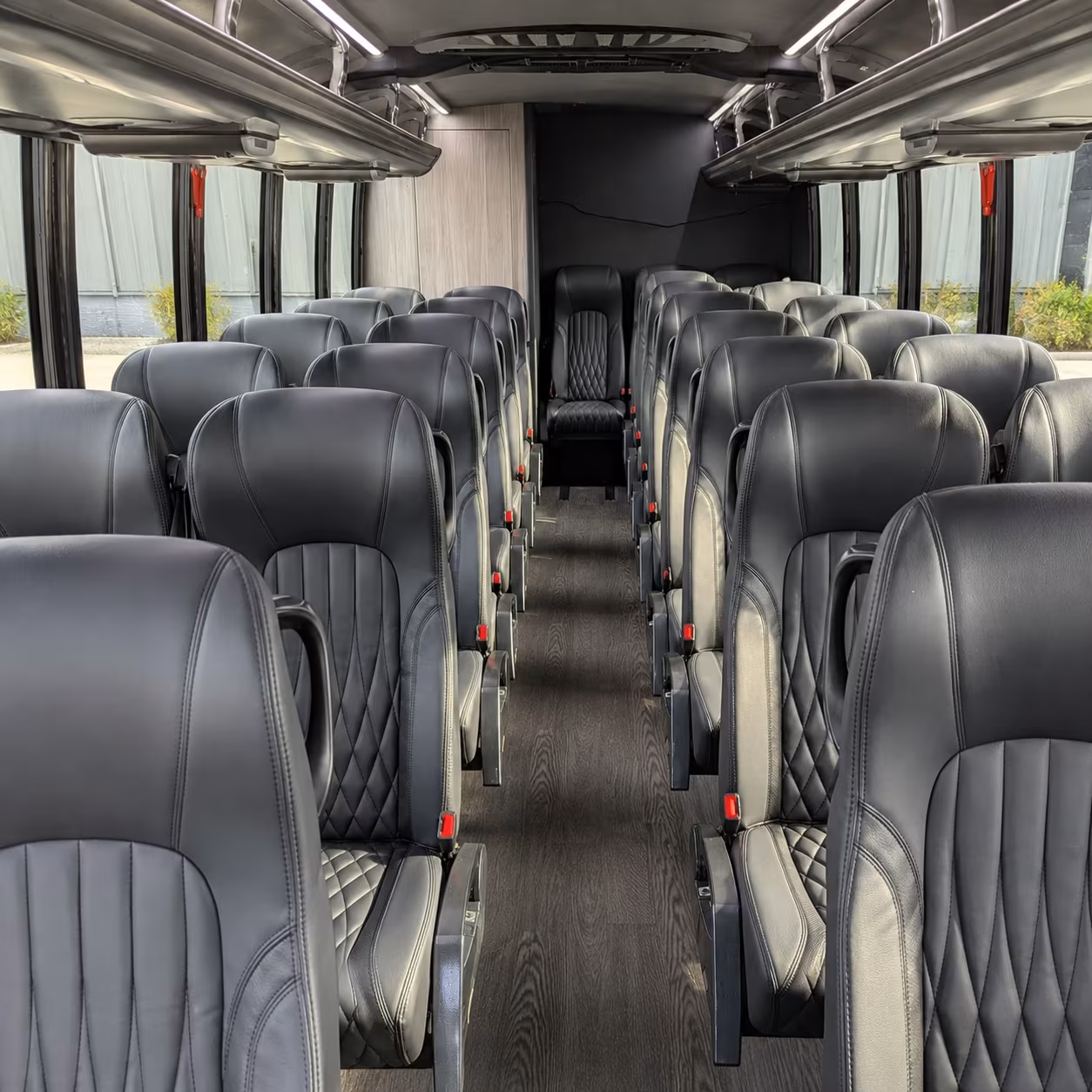 modesto 30 passenger minibus inside
