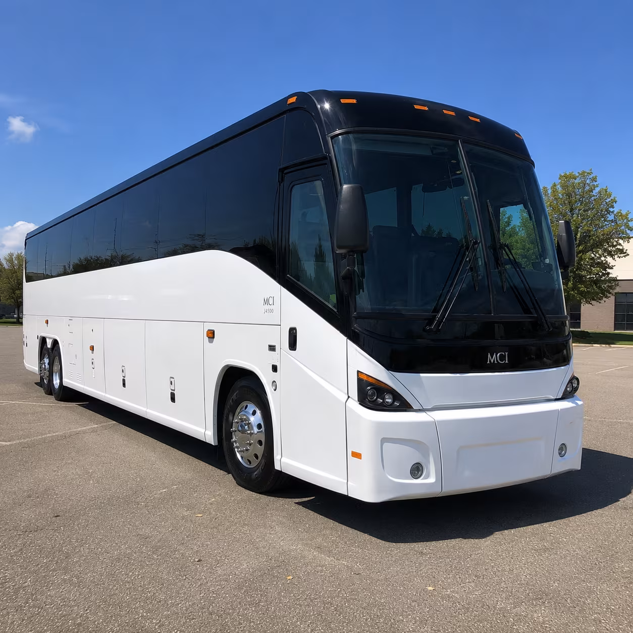 modesto 45 passenger charter bus