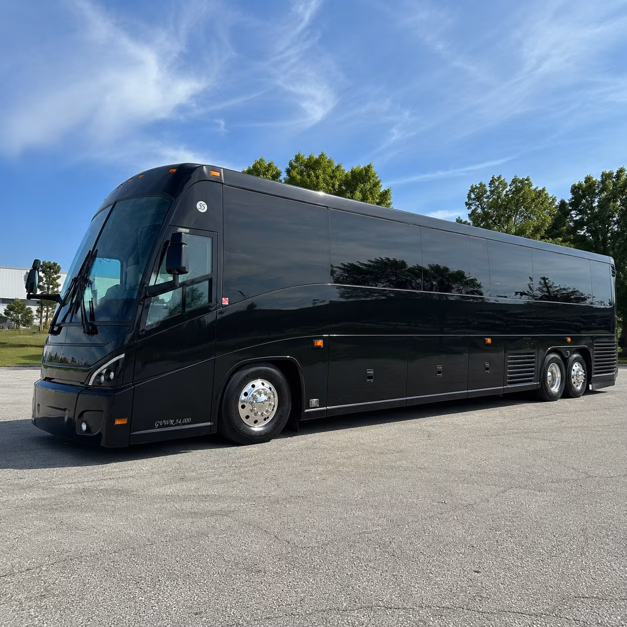 modesto 47 passenger charter bus