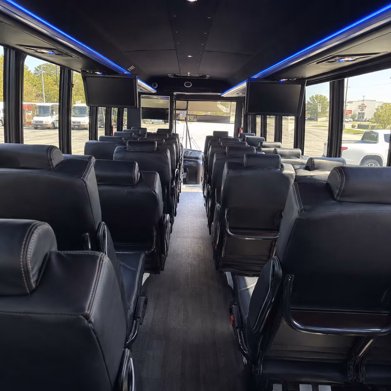 modesto concert transportation onboard seating