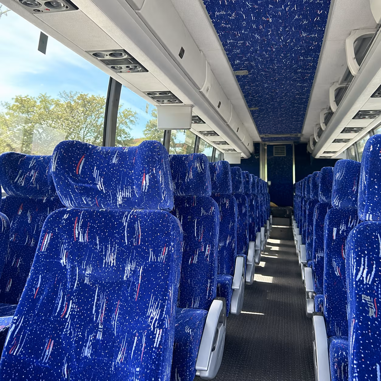 modesto long distance charter bus rental