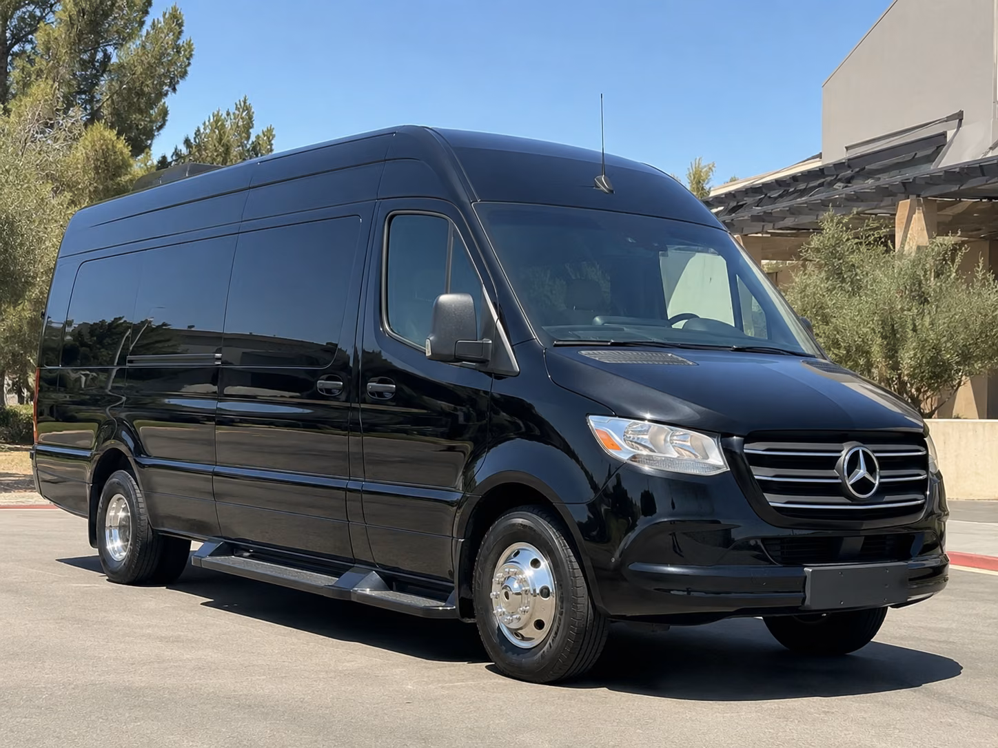 modesto sprinter van with driver